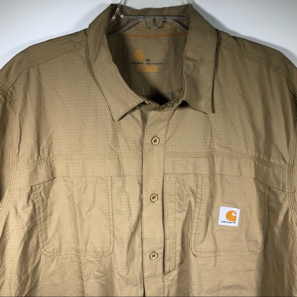 Carhartt Force Cotton Blend Button Front Vented - Picture 4 of 8